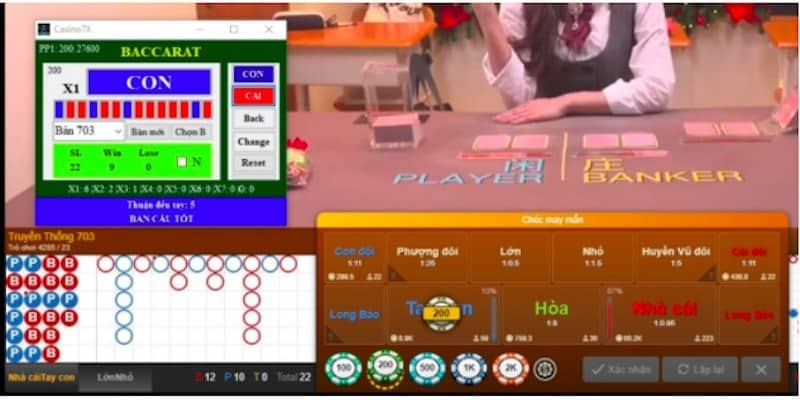 Cách tính cầu Baccarat bằng tool Cheat Engine
